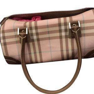 Light pink Burberry purse with dust bag